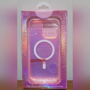 NWOT Isla Rave Pink Magnetic iPhone 15/14  Pro Max Case